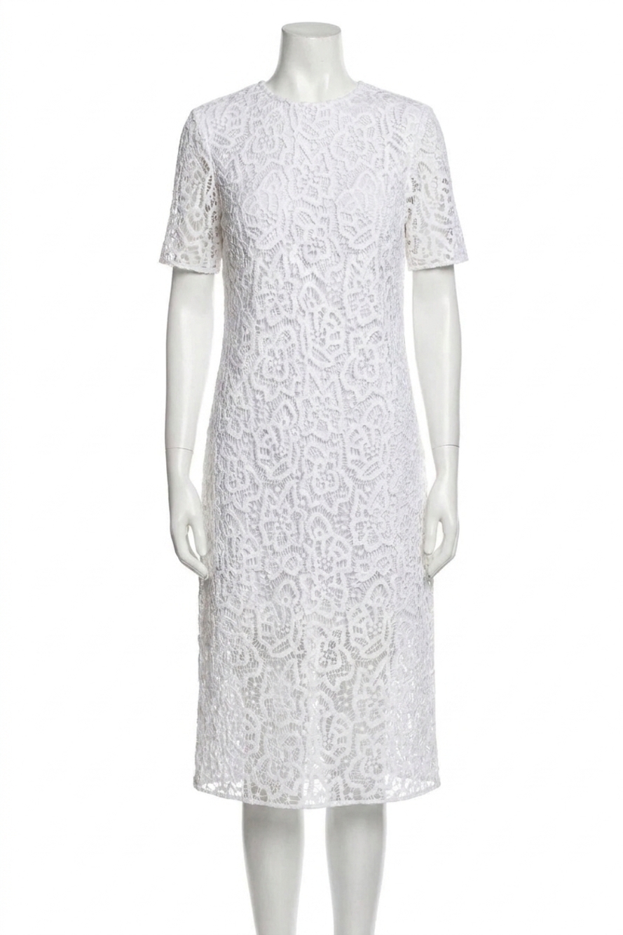 NEW SANCTUARY wanderer lace dress in white